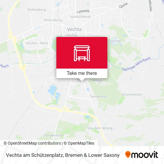 Карта Vechta am Schützenplatz