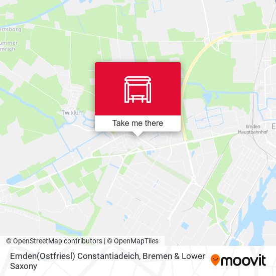 Emden(Ostfriesl) Constantiadeich map