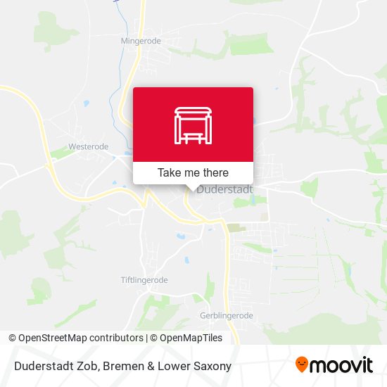 Duderstadt Zob map