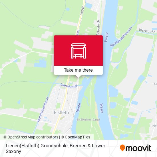 Lienen(Elsfleth) Grundschule map
