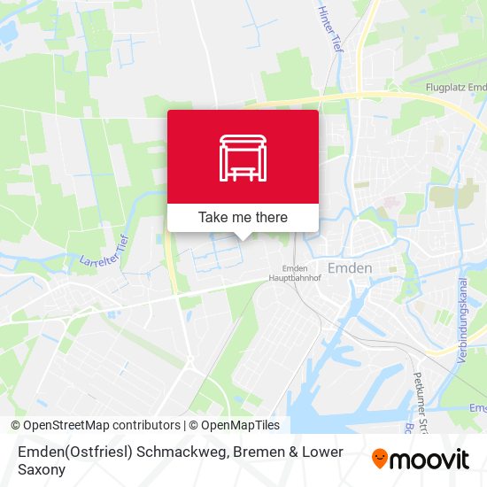 Emden(Ostfriesl) Schmackweg map
