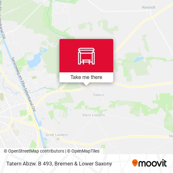 Tatern Abzw. B 493 map