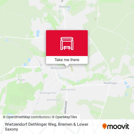 Wietzendorf Dethlinger Weg map