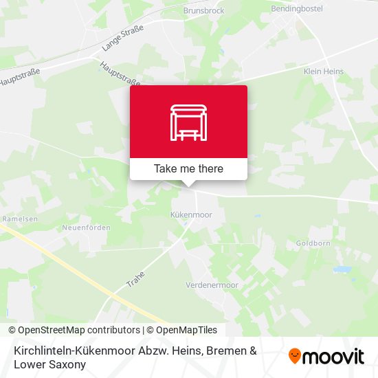 Kirchlinteln-Kükenmoor Abzw. Heins map