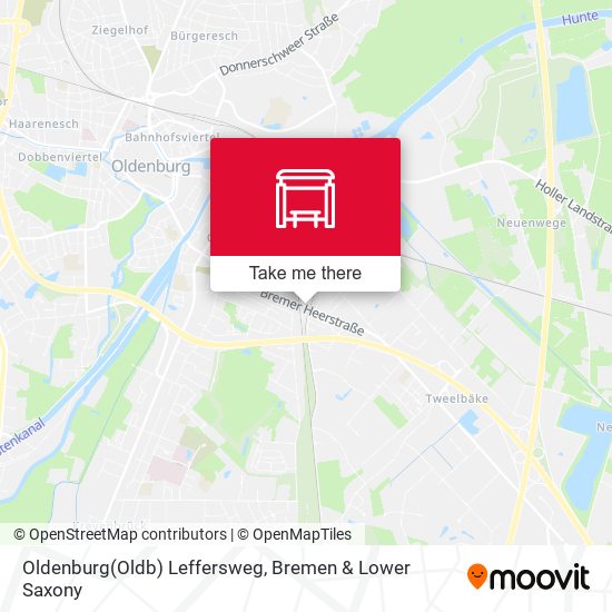 Oldenburg(Oldb) Leffersweg map