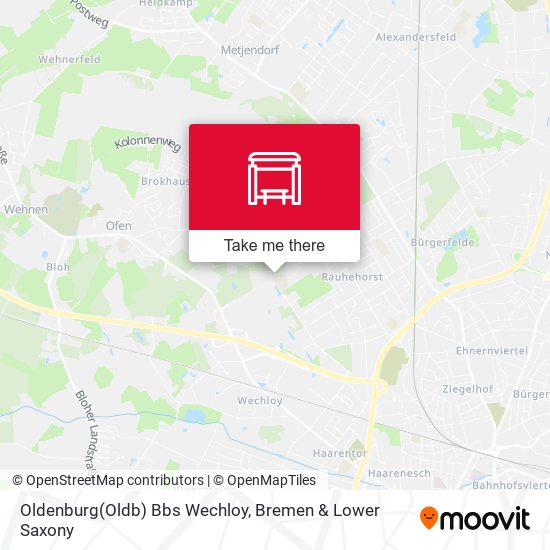 Oldenburg(Oldb) Bbs Wechloy map