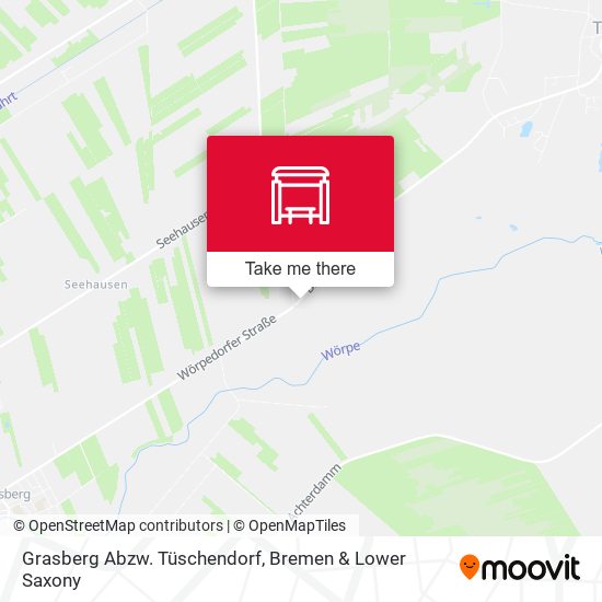 Grasberg Abzw. Tüschendorf map
