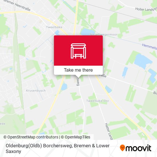 Oldenburg(Oldb) Borchersweg map