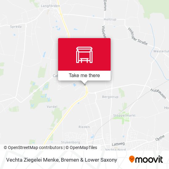 Vechta Ziegelei Menke map