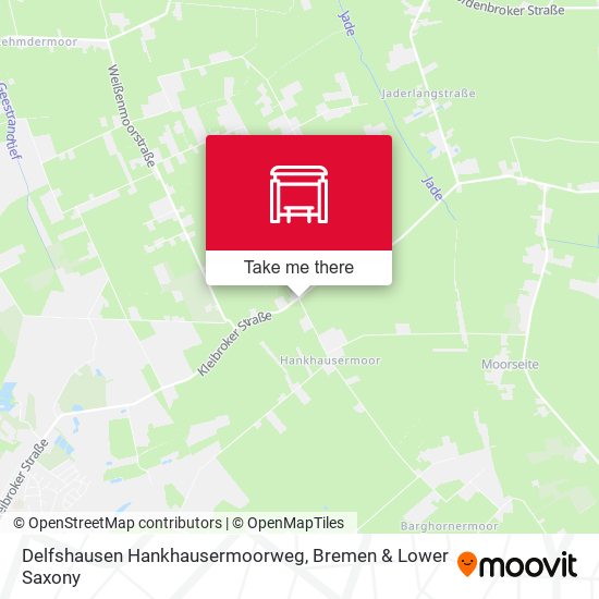 Delfshausen Hankhausermoorweg map