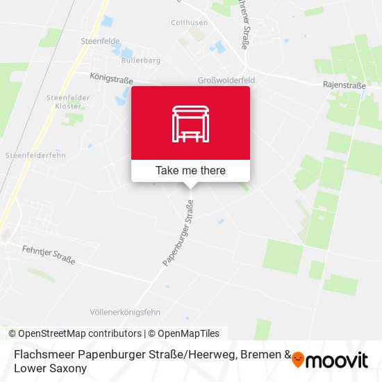 Flachsmeer Papenburger Straße / Heerweg map