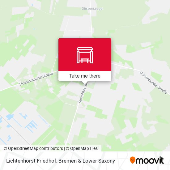 Lichtenhorst Friedhof map