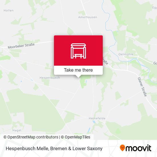 Hespenbusch Melle map