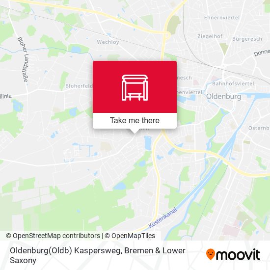 Oldenburg(Oldb) Kaspersweg map