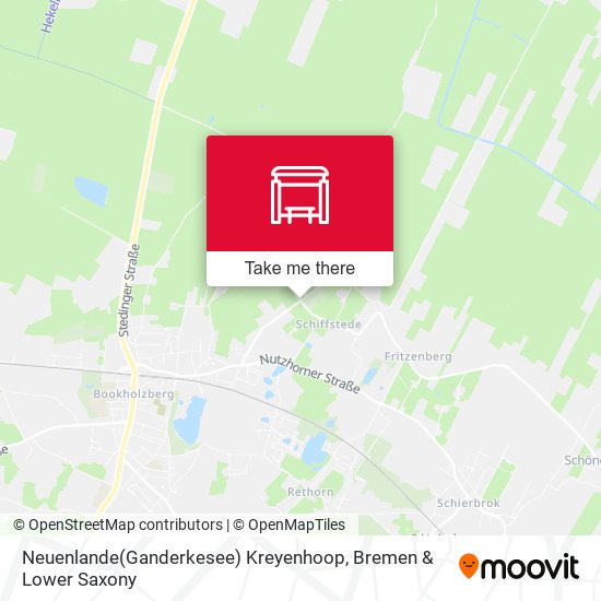 Neuenlande(Ganderkesee) Kreyenhoop map