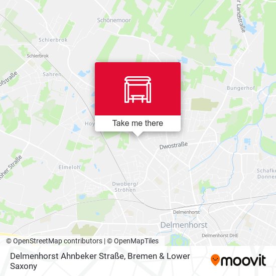 Delmenhorst Ahnbeker Straße map