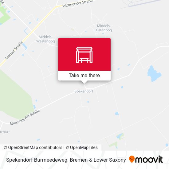 Spekendorf Burmeedeweg map