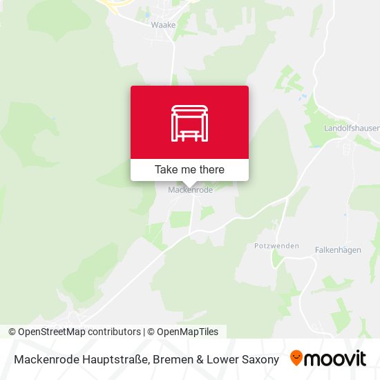 Mackenrode Hauptstraße map