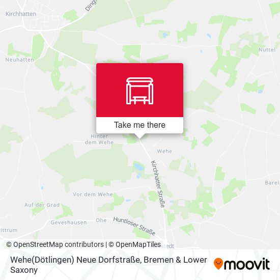 Wehe(Dötlingen) Neue Dorfstraße map