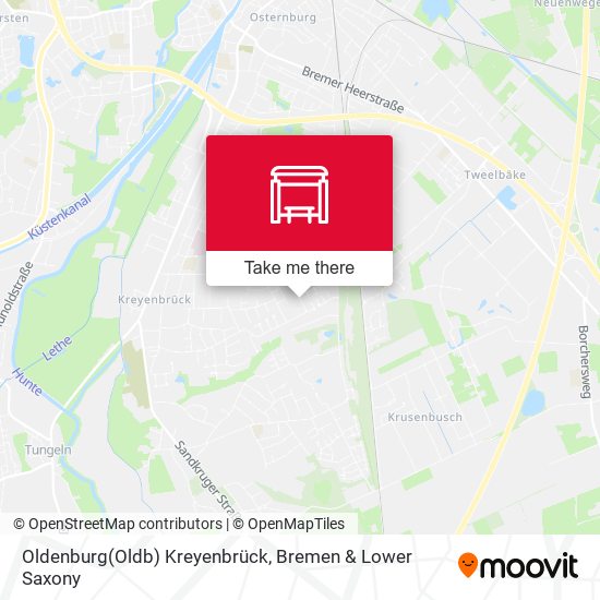 Oldenburg(Oldb) Kreyenbrück map