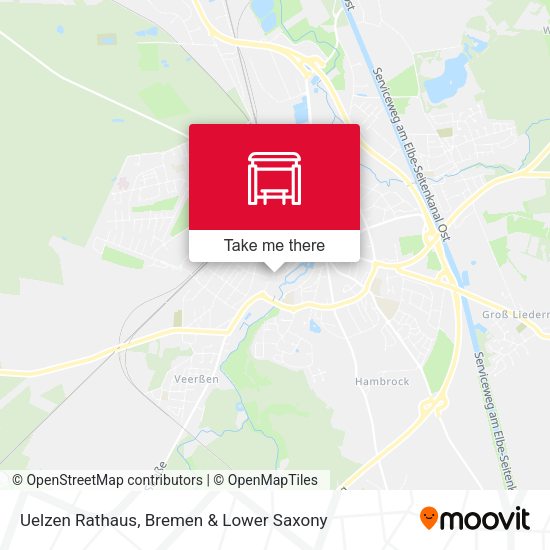 Uelzen Rathaus map