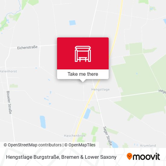 Hengstlage Burgstraße map