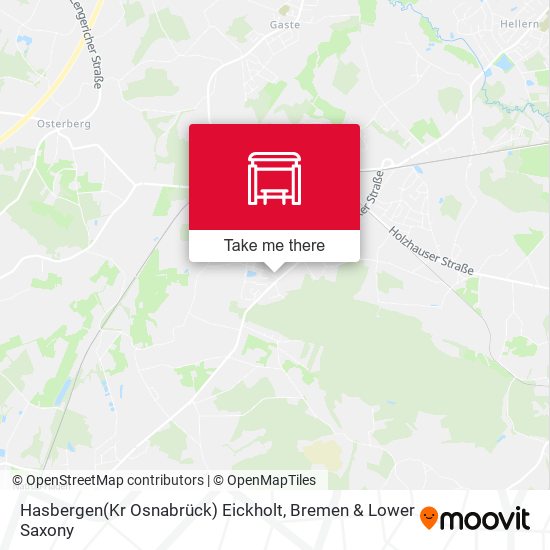 Hasbergen(Kr Osnabrück) Eickholt map