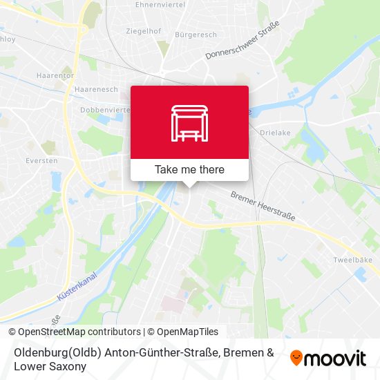 Oldenburg(Oldb) Anton-Günther-Straße map