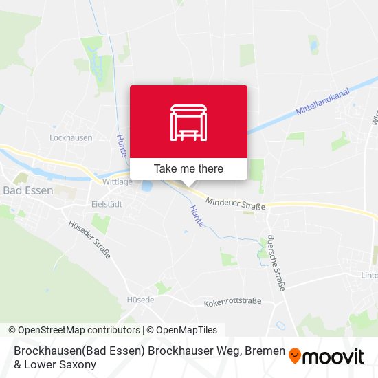 Brockhausen(Bad Essen) Brockhauser Weg map