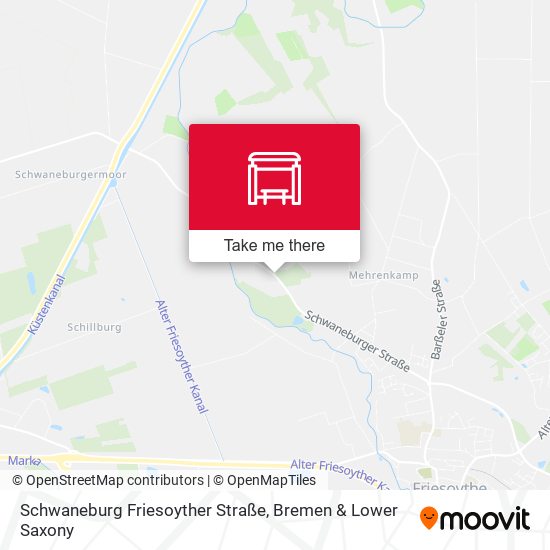 Schwaneburg Friesoyther Straße map