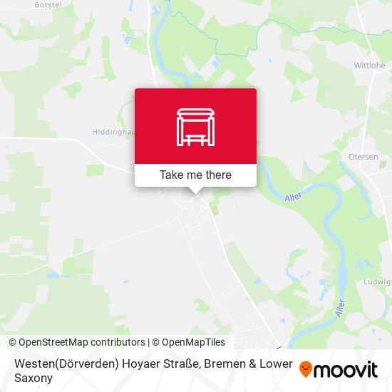 Westen(Dörverden) Hoyaer Straße map