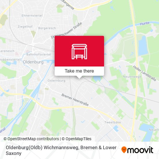 Oldenburg(Oldb) Wichmannsweg map