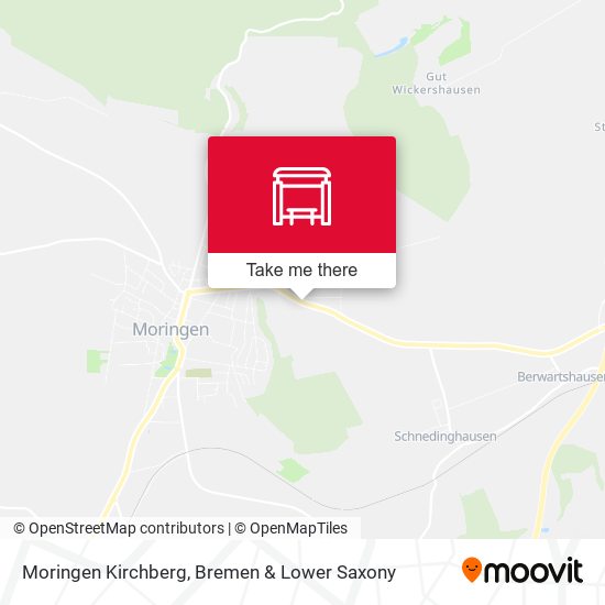 Moringen Kirchberg map