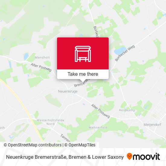 Neuenkruge Bremerstraße map