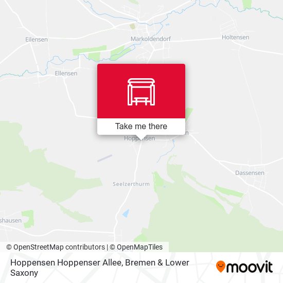 Hoppensen Hoppenser Allee map
