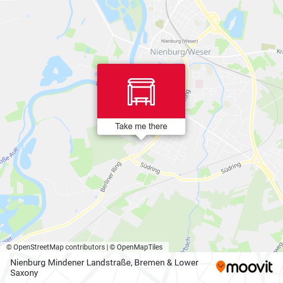 Nienburg Mindener Landstraße map
