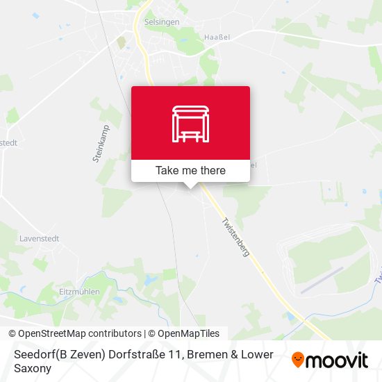 Seedorf(B Zeven) Dorfstraße 11 map