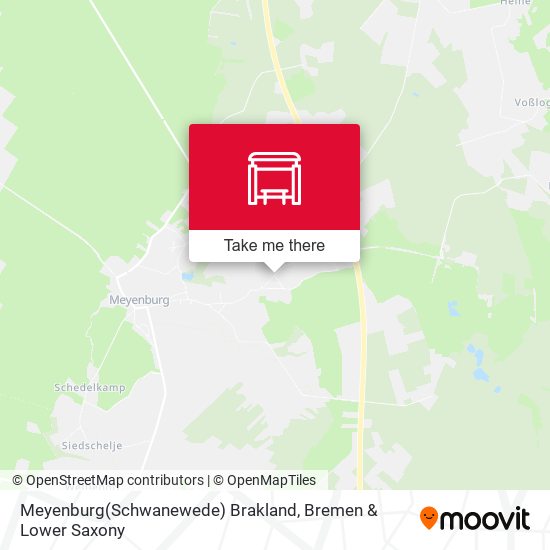 Meyenburg(Schwanewede) Brakland map