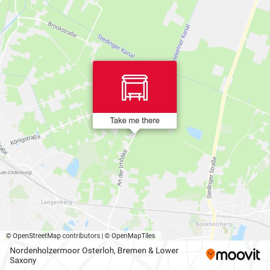 Nordenholzermoor Osterloh map