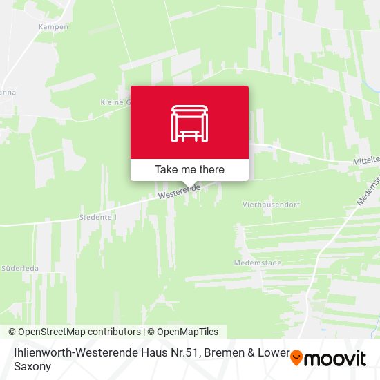 Ihlienworth-Westerende Haus Nr.51 map