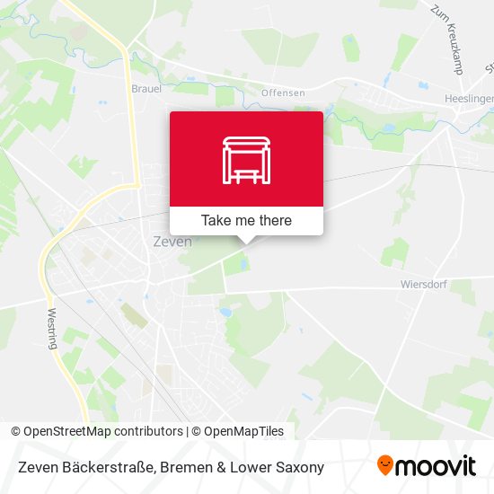 Zeven Bäckerstraße map