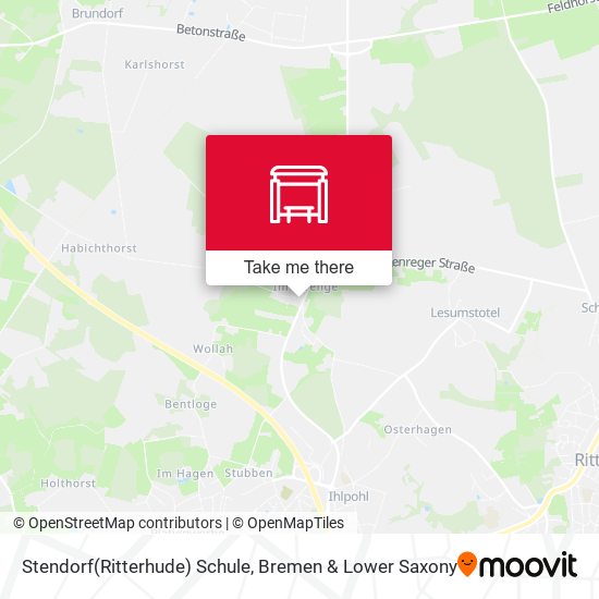 Stendorf(Ritterhude) Schule map