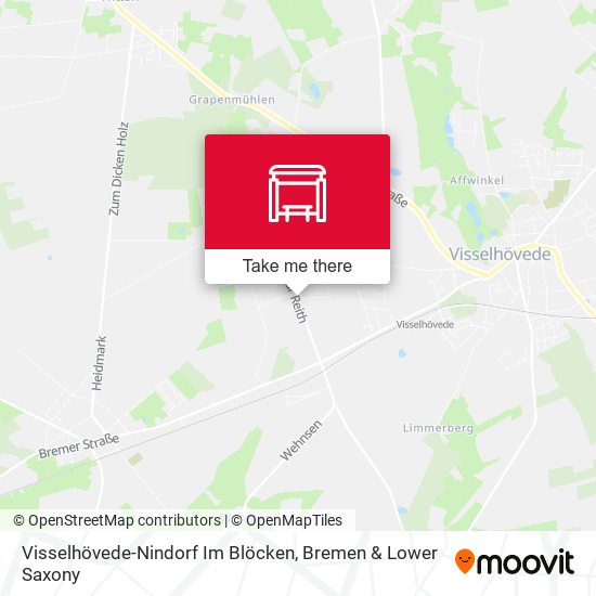 Visselhövede-Nindorf Im Blöcken map
