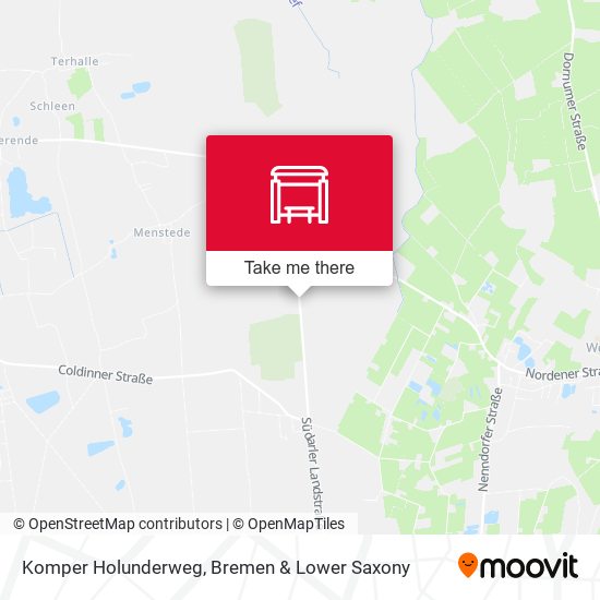 Komper Holunderweg map
