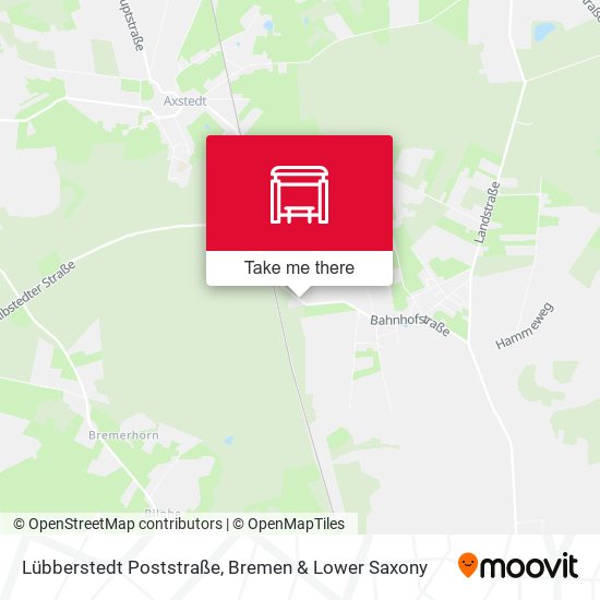 Lübberstedt Poststraße map