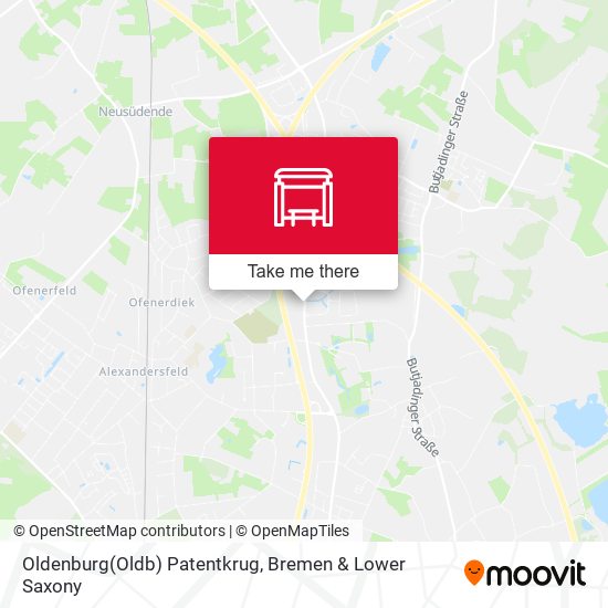 Oldenburg(Oldb) Patentkrug map