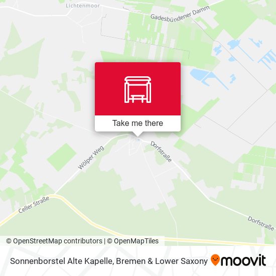 Sonnenborstel Alte Kapelle map