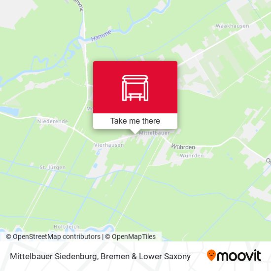 Mittelbauer Siedenburg map