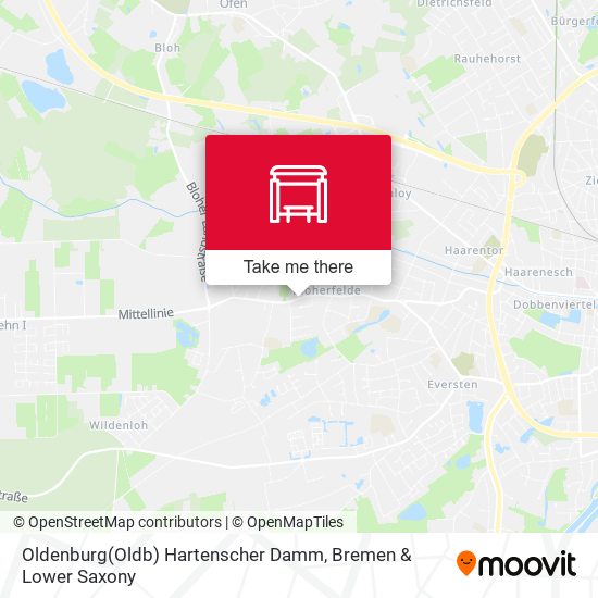 Oldenburg(Oldb) Hartenscher Damm map