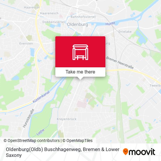Oldenburg(Oldb) Buschhagenweg map